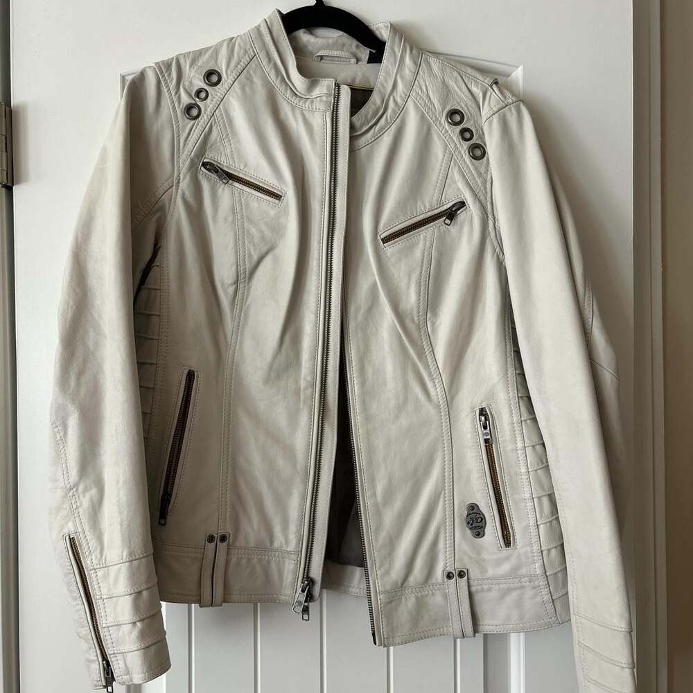 Harley-Davidson Iron Goatskin Leather Riding Jacket
